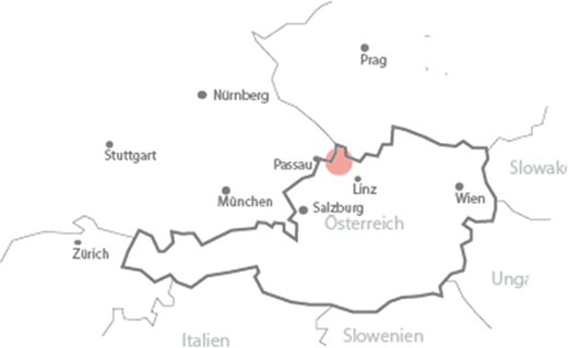 Karte | Golfregion Donau Böhmerwald Bayerwald